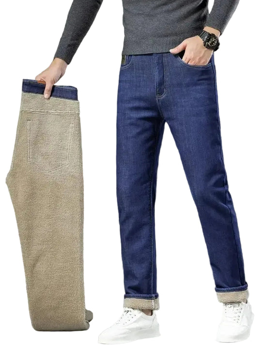 Men’s Fleece Lined Denim Jeans