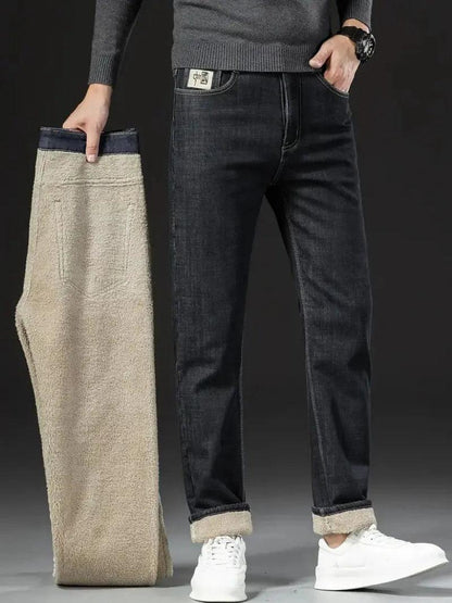 Men’s Fleece Lined Denim Jeans