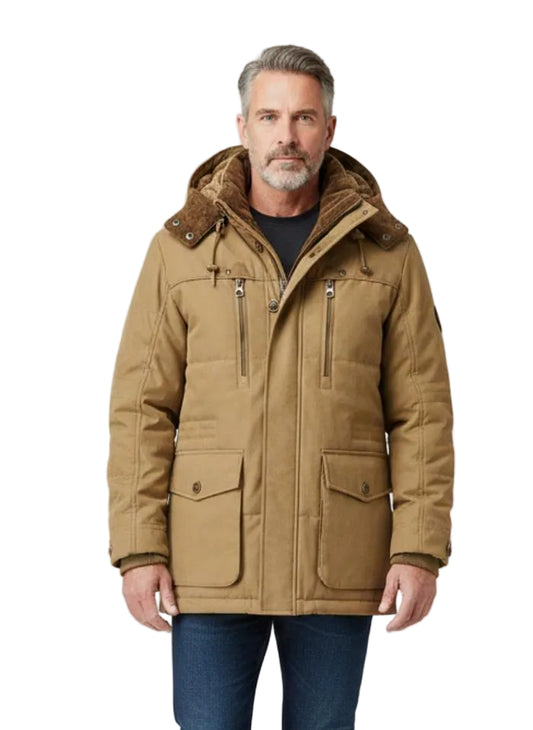 Men’s Hooded Insulated Parka Jacket