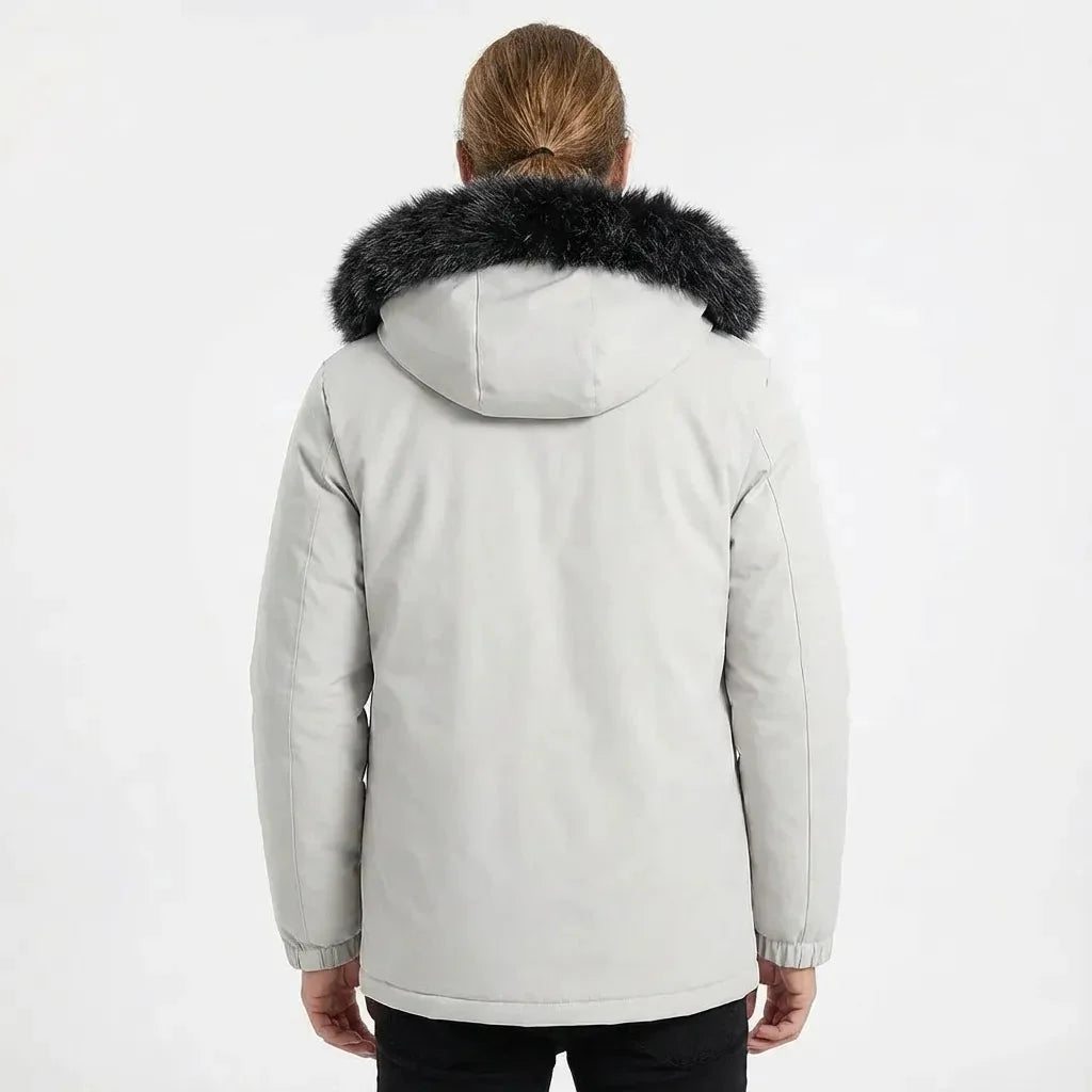 Men’s Hooded Insulated Winter Jacket