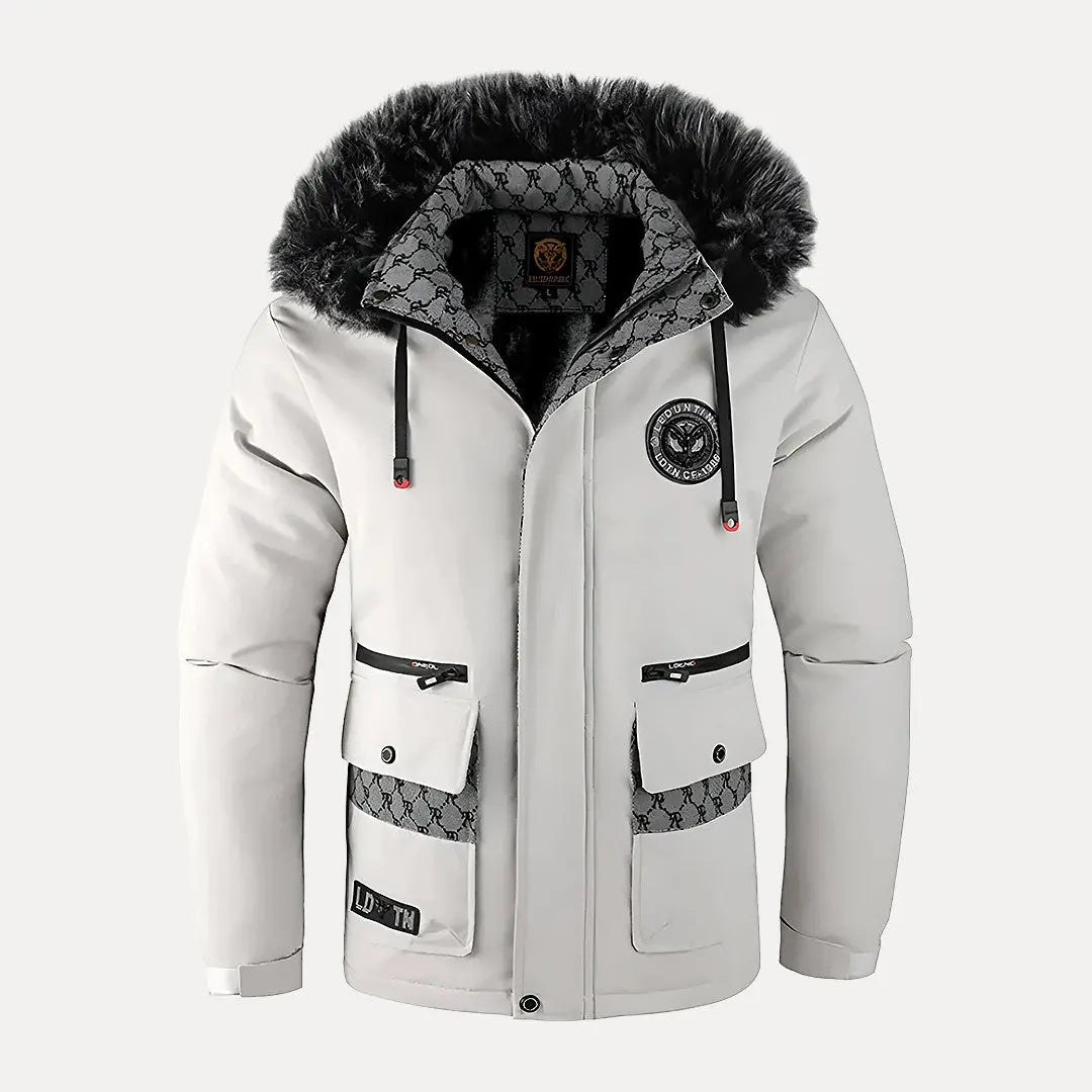 Men’s Hooded Insulated Winter Jacket