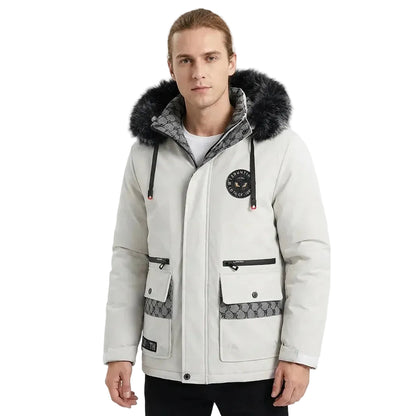 Men’s Hooded Insulated Winter Jacket