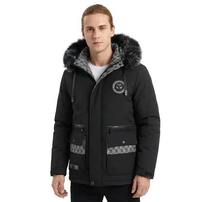 Men’s Hooded Insulated Winter Jacket