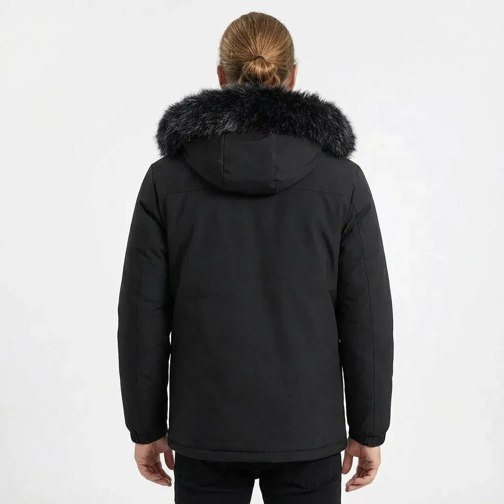 Men’s Hooded Insulated Winter Jacket