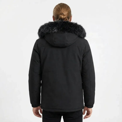 Men’s Hooded Insulated Winter Jacket