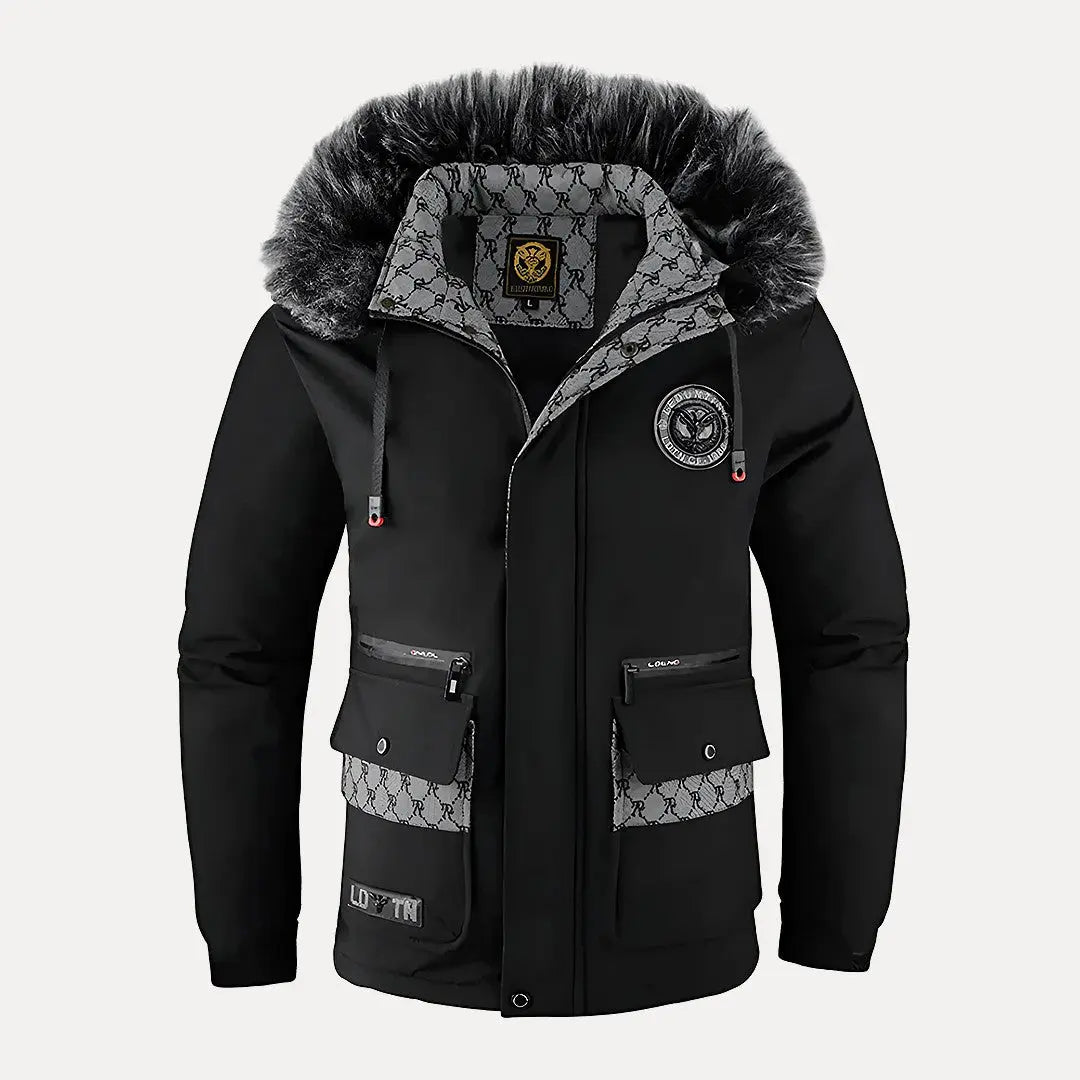 Men’s Hooded Insulated Winter Jacket