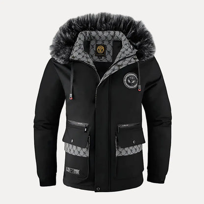 Men’s Hooded Insulated Winter Jacket