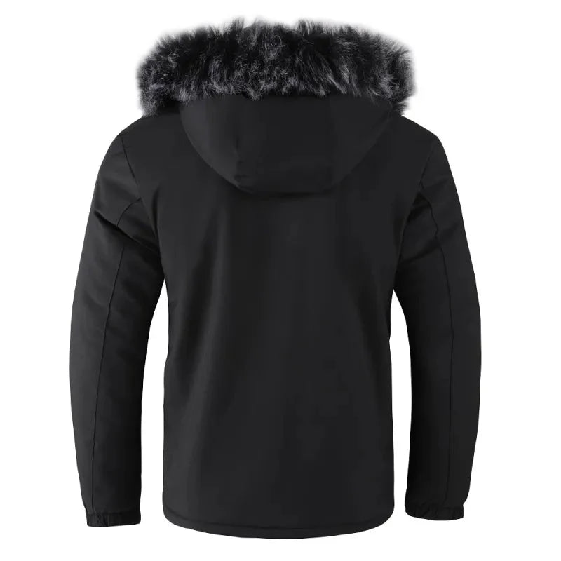 Men’s Hooded Insulated Winter Jacket