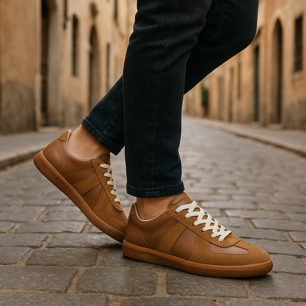 Albert | Men's Sneakers Lace-Up Non-Slip Sole Supportive Cushioned Comfort Casual Everyday Walking Durable Versatile Clean Modern