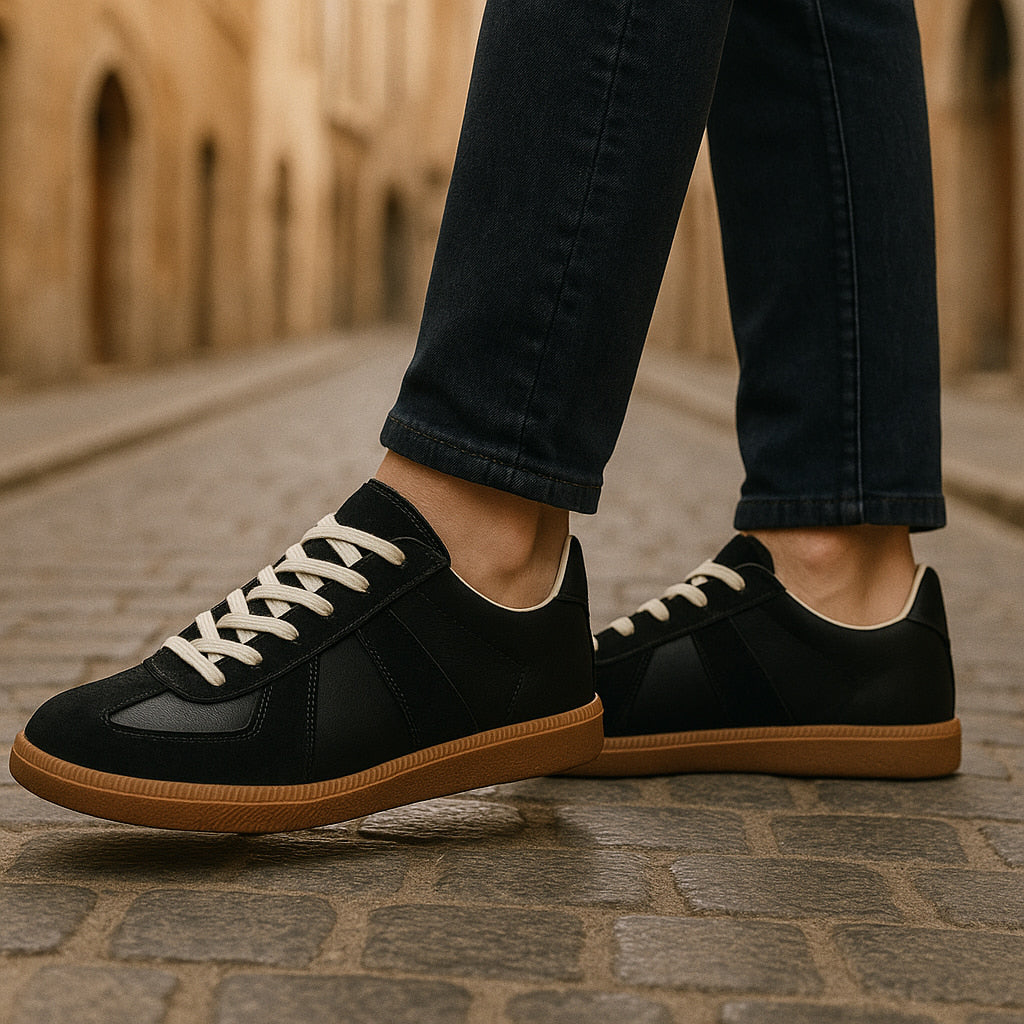 Albert | Men's Sneakers Lace-Up Non-Slip Sole Supportive Cushioned Comfort Casual Everyday Walking Durable Versatile Clean Modern