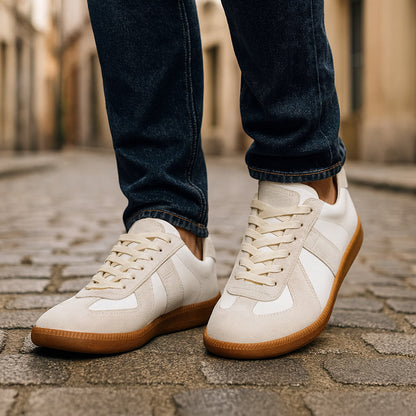 Albert | Men's Sneakers Lace-Up Non-Slip Sole Supportive Cushioned Comfort Casual Everyday Walking Durable Versatile Clean Modern