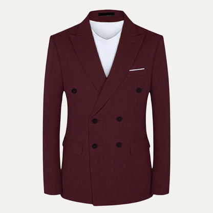 Men's Lightweight Slim Fit Blazer Suit Wedding Guest