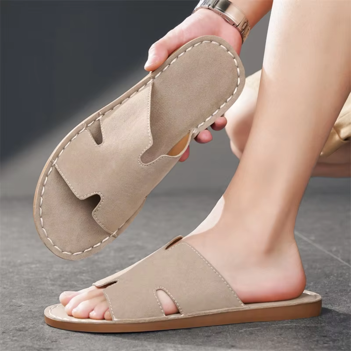 Men's Lightweight Summer Slide Sandals