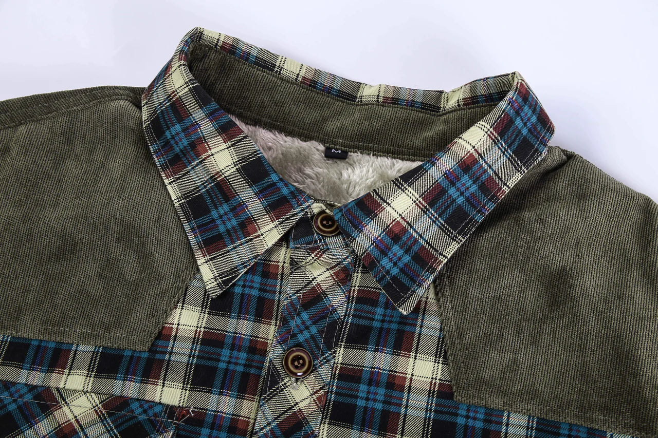 Men’s Lined Plaid Jacket