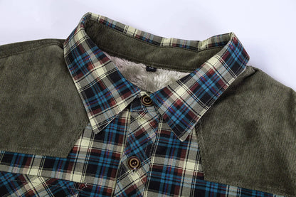 Men’s Lined Plaid Jacket
