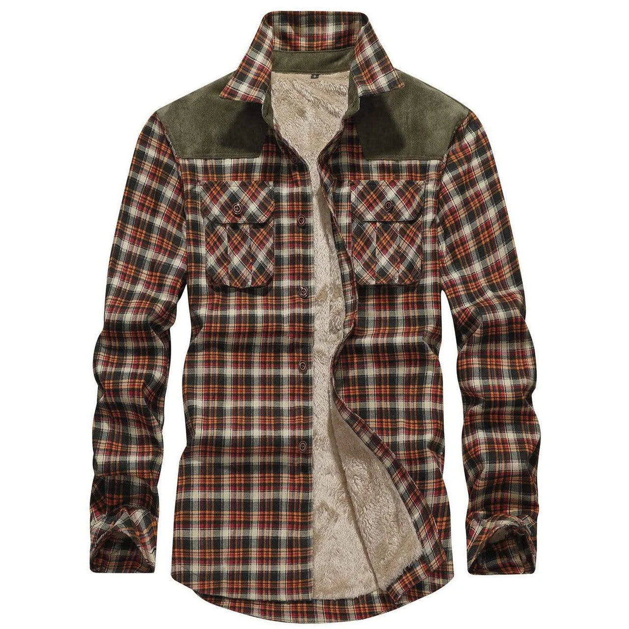 Men’s Lined Plaid Jacket