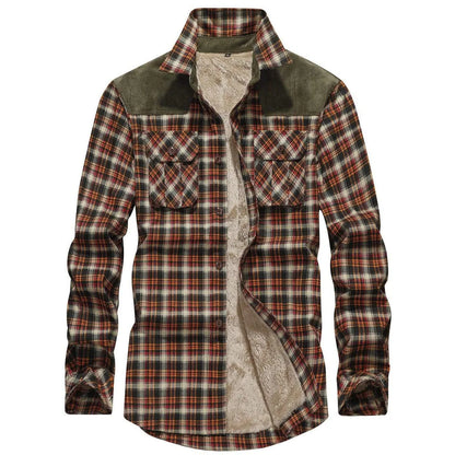 Men’s Lined Plaid Jacket