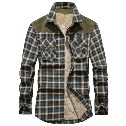 Men’s Lined Plaid Jacket