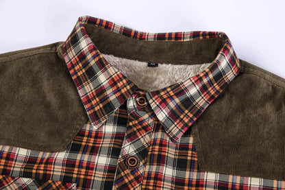 Men’s Lined Plaid Jacket