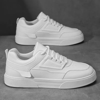 Lincoln | Men's Low-Top Sneakers Panelled Lace-Up Perforated Toe Rounded Cushioned Comfort Casual Everyday Walking Versatile