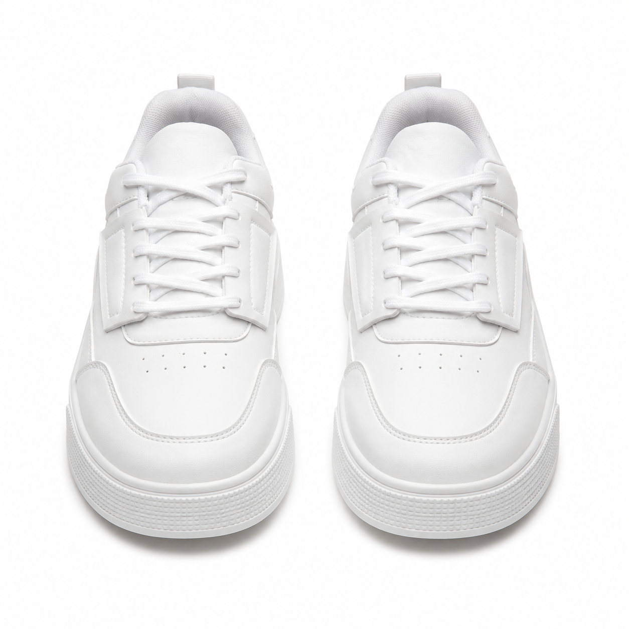 Lincoln | Men's Low-Top Sneakers Panelled Lace-Up Perforated Toe Rounded Cushioned Comfort Casual Everyday Walking Versatile