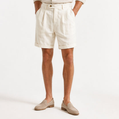 Men's Tailored Shorts Lyocell Cotton Summer