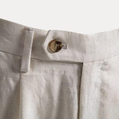 Men's Tailored Shorts Lyocell Cotton Summer