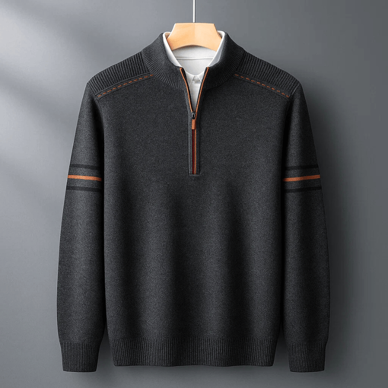 Men’s Modern Half Zip Knit Sweater