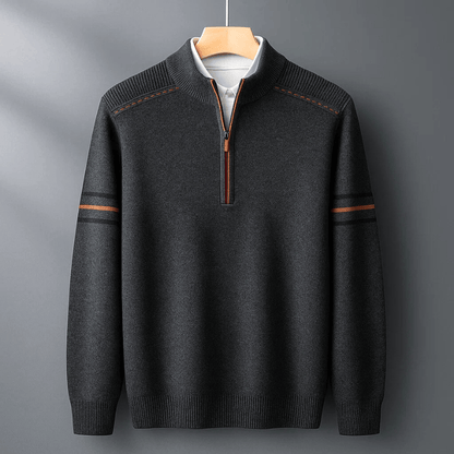 Men’s Modern Half Zip Knit Sweater