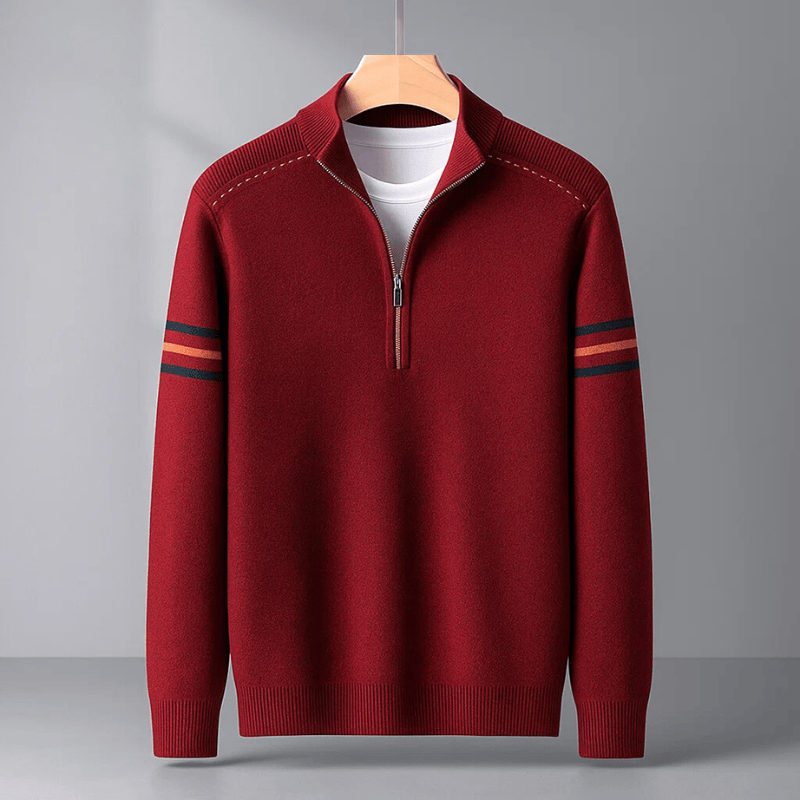 Men’s Modern Half Zip Knit Sweater