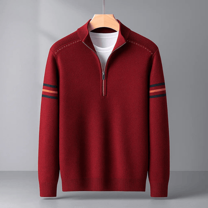 Men’s Modern Half Zip Knit Sweater