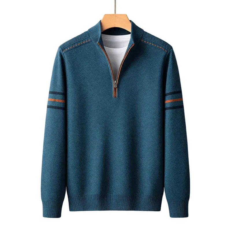 Men’s Modern Half Zip Knit Sweater