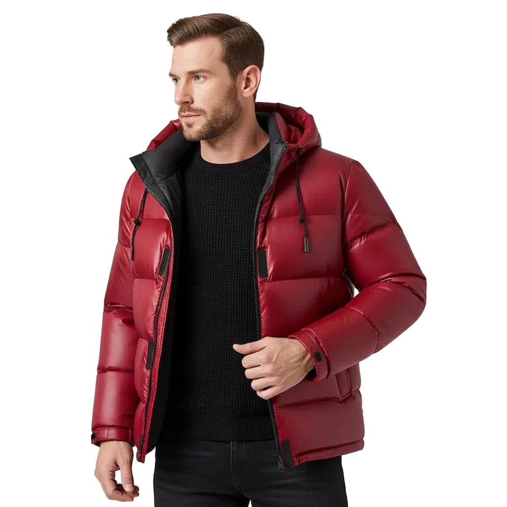 Men’s Modern Hooded Puffer Jacket