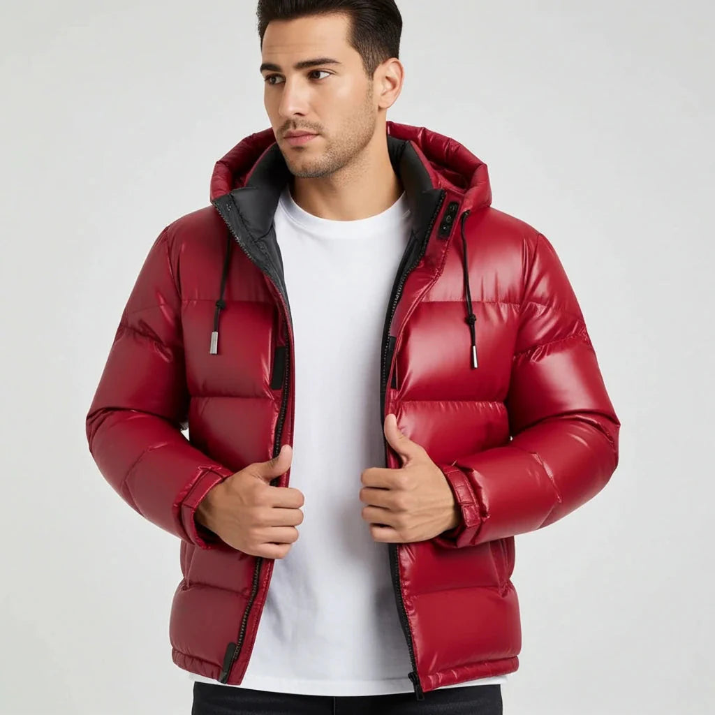 Men’s Modern Hooded Puffer Jacket