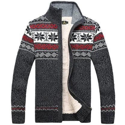 Men’s Nordic Knit Zip Cardigan