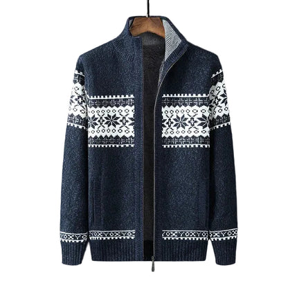 Men’s Nordic Knit Zip Cardigan