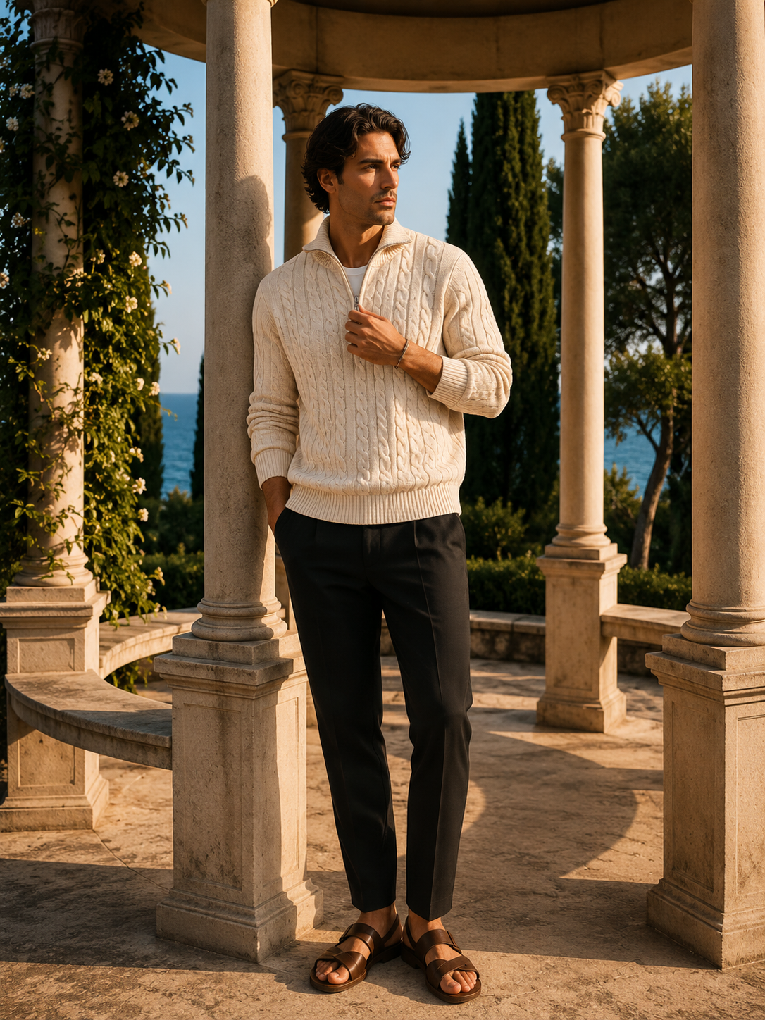Sonny | Men's Co-ord Set Mayfair Night Shirt Bottoms Two-Piece Refined Elevated Sharp Tailored Smart Occasion Evening Coordinated