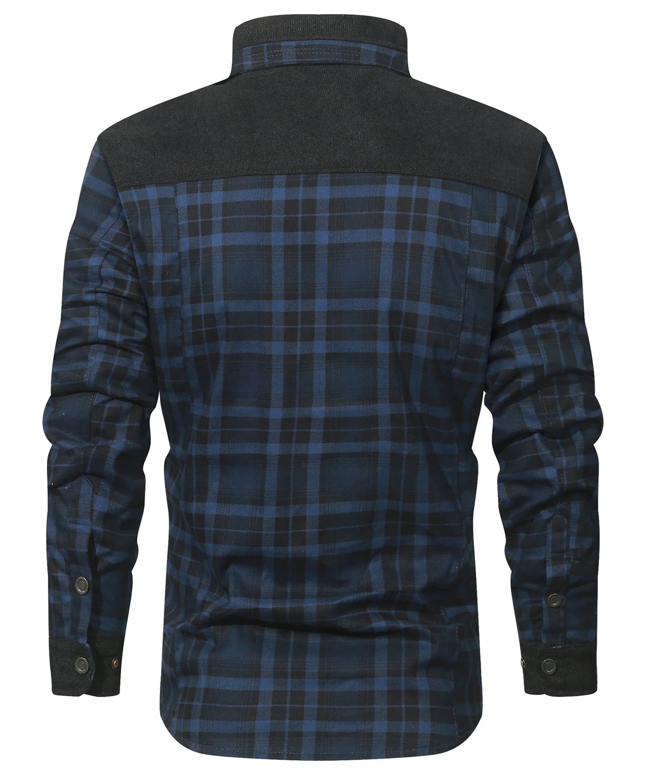 Men’s Plaid Sherpa Lined Jacket