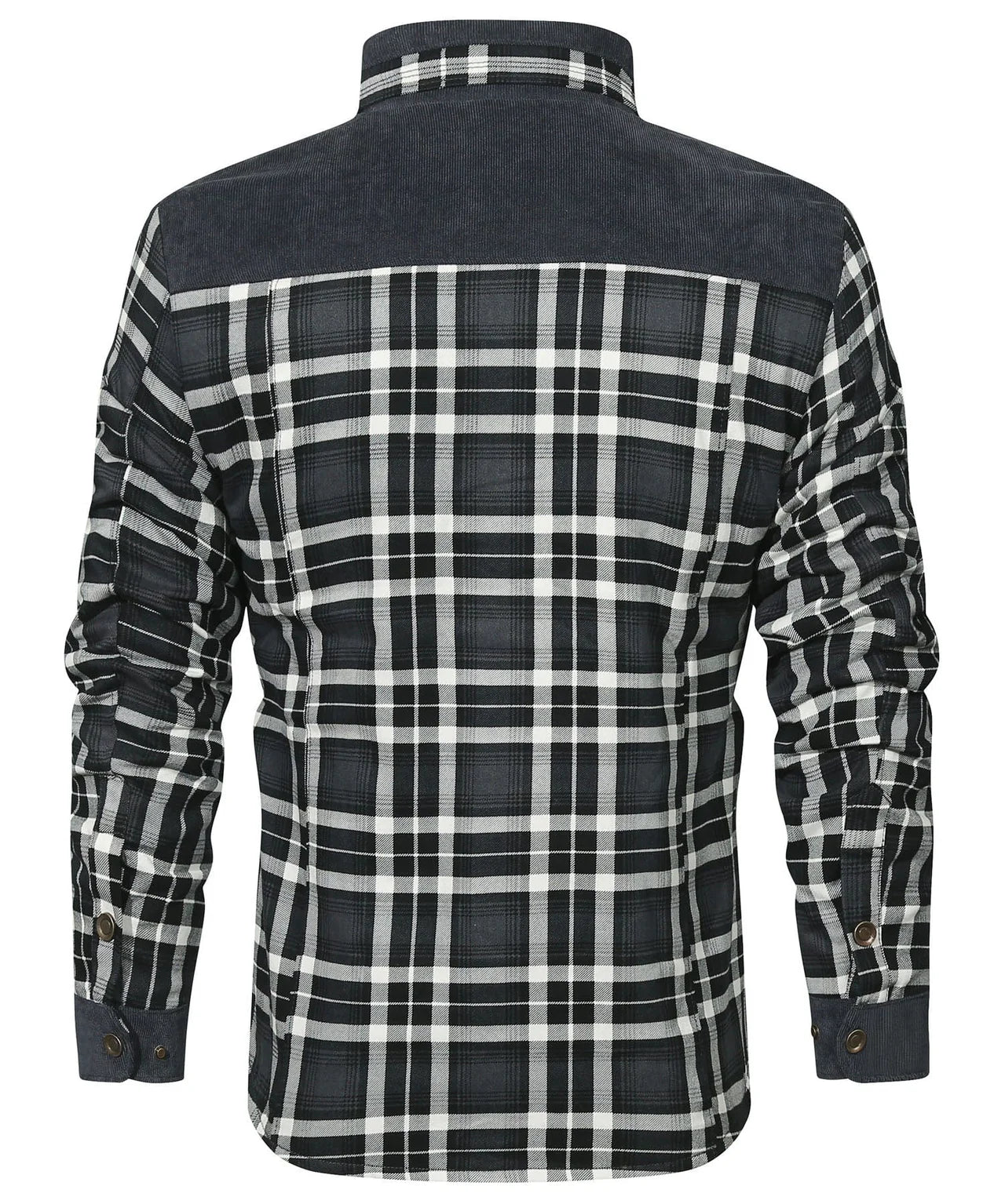 Men’s Plaid Sherpa Lined Jacket