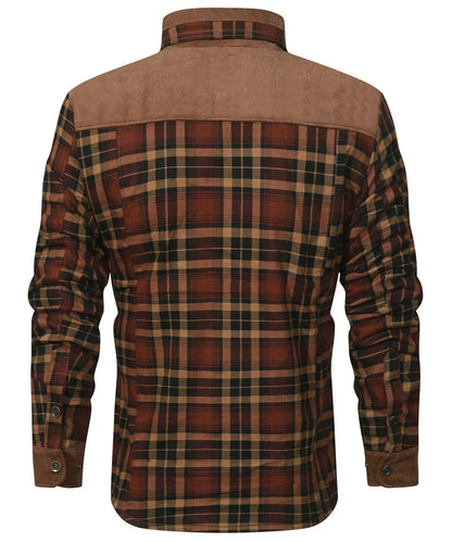 Men’s Plaid Sherpa Lined Jacket