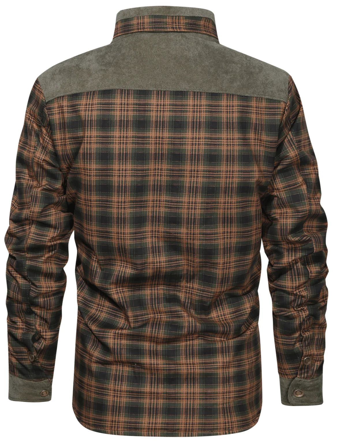 Men’s Plaid Sherpa Lined Jacket