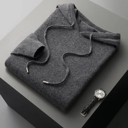 Men’s Premium Knit Hooded Sweater