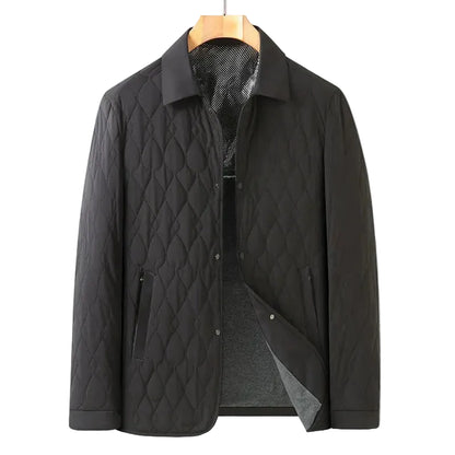 Men’s Quilted Button-Front Jacket