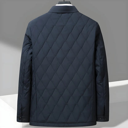 Men’s Quilted Button-Front Jacket