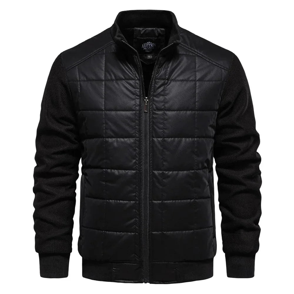Men’s Quilted Hybrid Bomber Jacket
