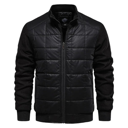 Men’s Quilted Hybrid Bomber Jacket