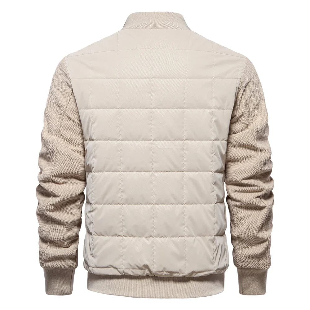 Men’s Quilted Hybrid Bomber Jacket