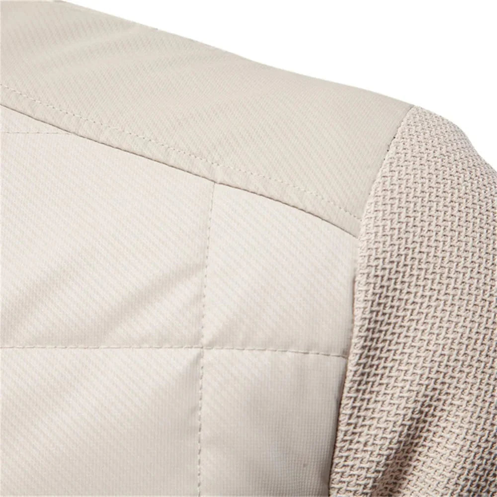 Men’s Quilted Hybrid Bomber Jacket