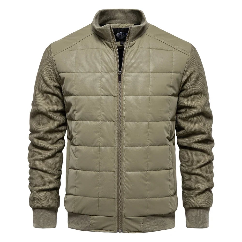 Men’s Quilted Hybrid Bomber Jacket