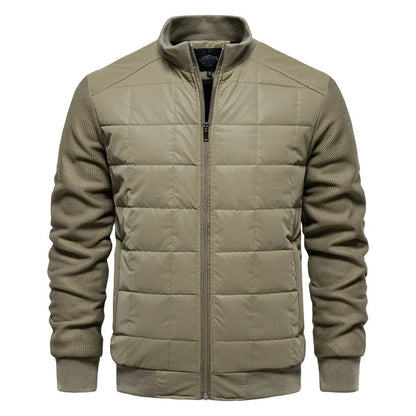 Men’s Quilted Hybrid Bomber Jacket